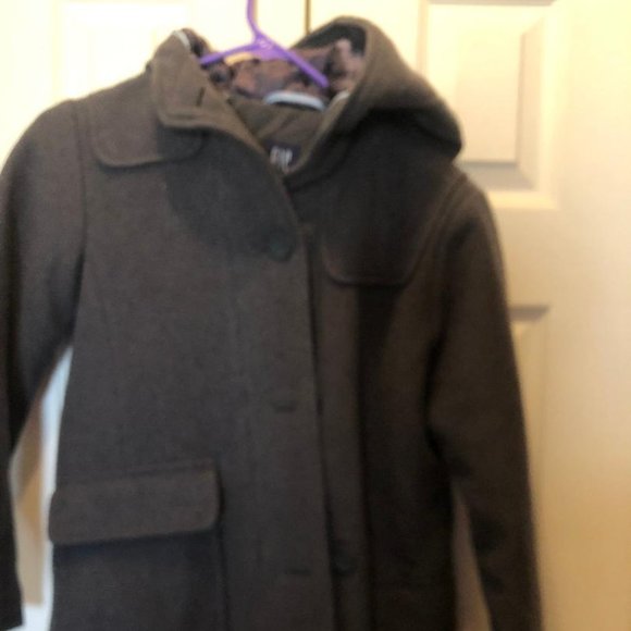 Gap Kids Gray Pea Coat - Picture 1 of 2